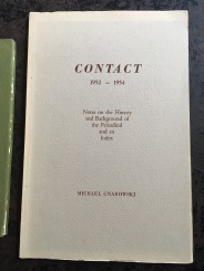 Michael Gnarowski's index of Souster's Contact Magazine. Contact released its first issue in January 1952, three months before Cerberus would appear as the first title under Contact Press.